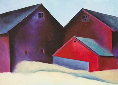 Ends of Barns Georgia O'Keeffe